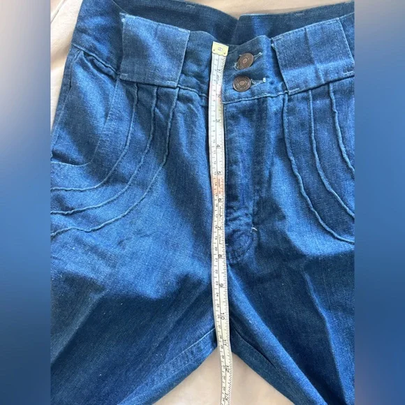 Vintage deadstock Texwood faded flare jeans 60s/70s - Picture 8 of 9